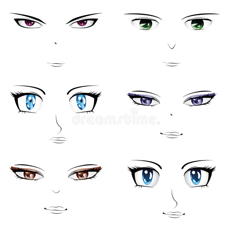 Pink Anime Eyes 01 - Confusion