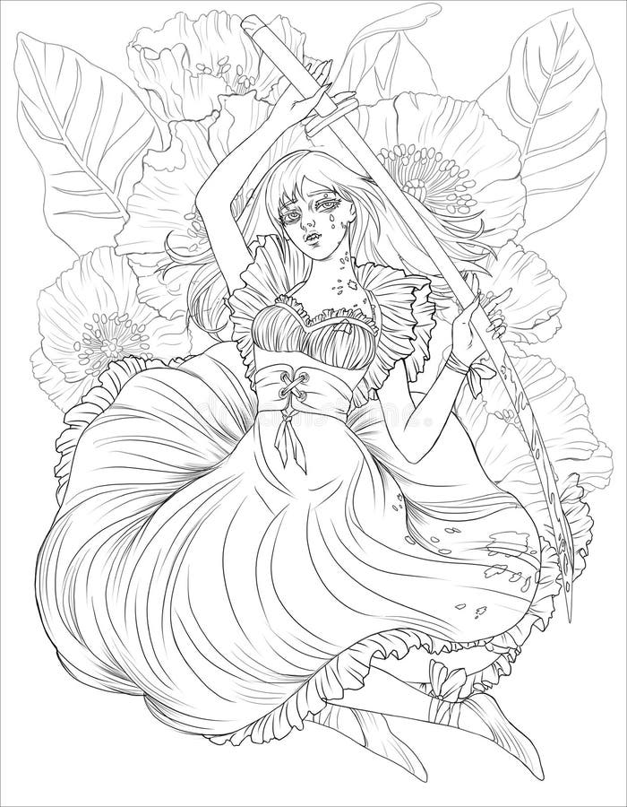Anime lineart Chibi coloring pages Chibi