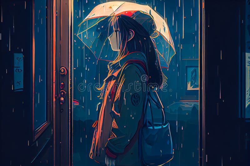 Anime rain Pfp by Y_Y