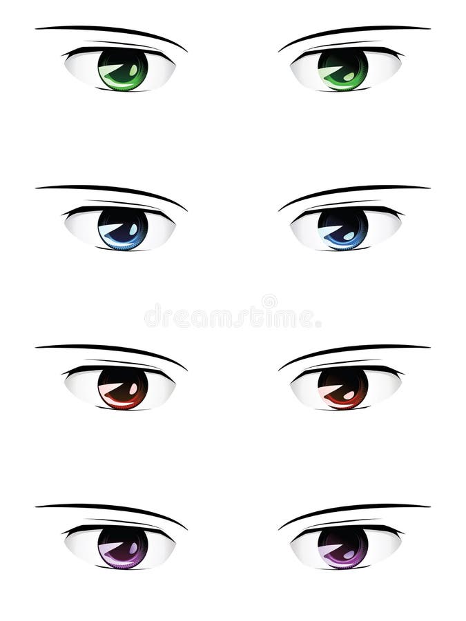 How to Draw Anime Male Eyes  Easy Drawing Tutorial For Kids