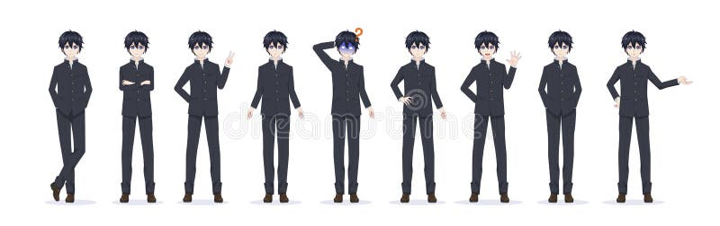 Male Anime Poses