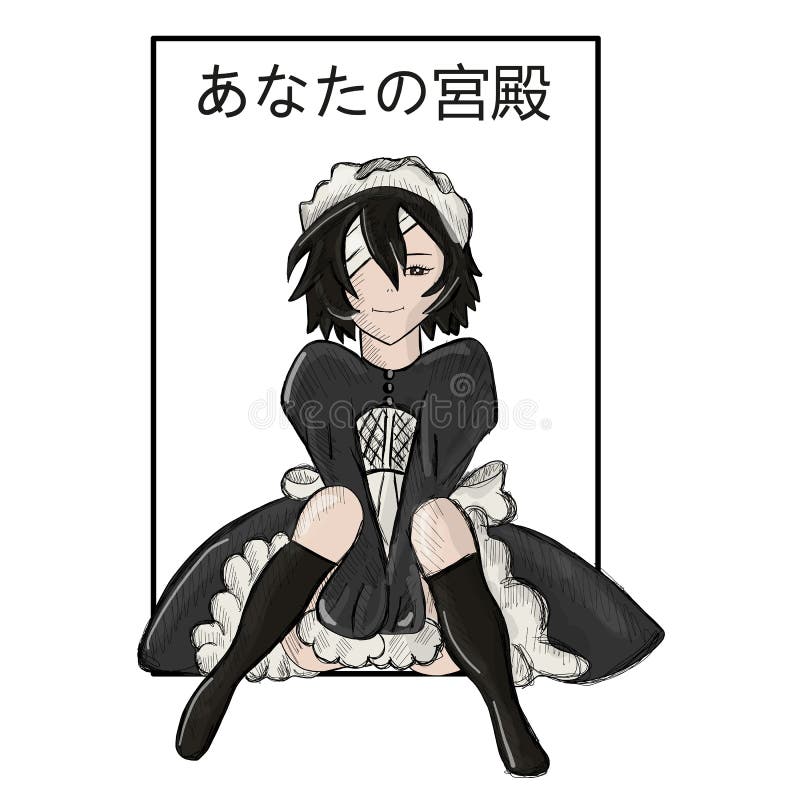 Anime manga design stock vector. Illustration of black - 224227666