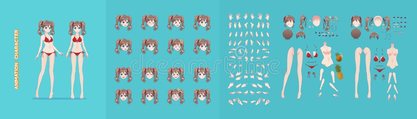 Anime Girl Stock Illustrations – 33,673 Anime Girl Stock Illustrations,  Vectors & Clipart - Dreamstime