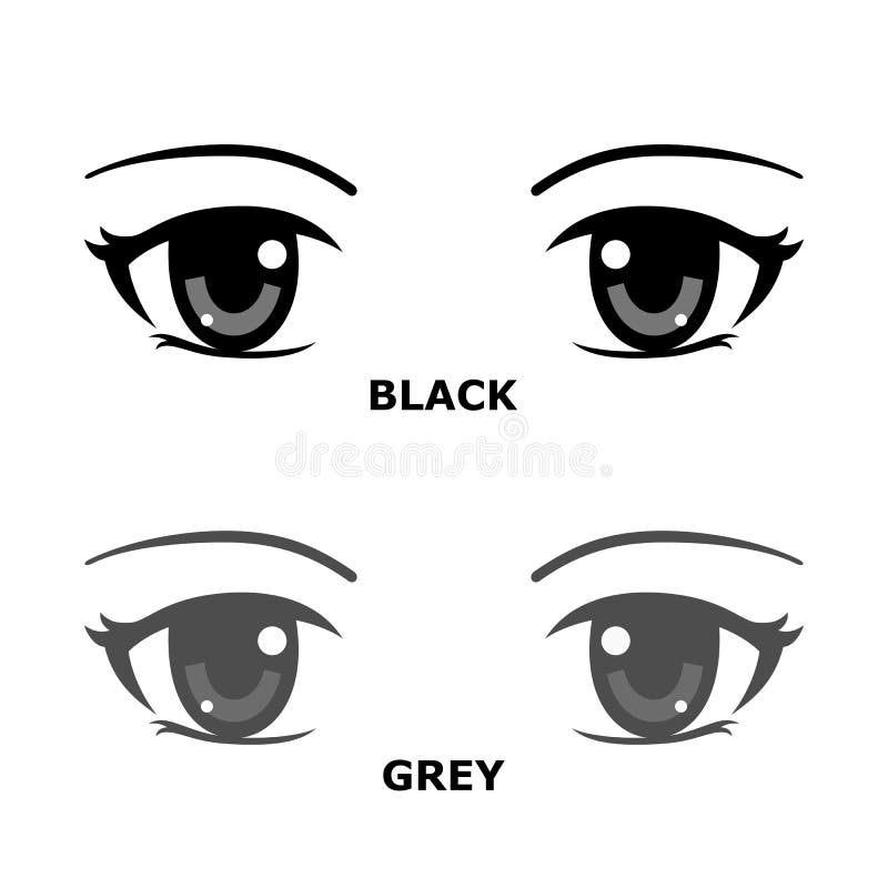 Anime Eyes Vector Art Icons and Graphics for Free Download