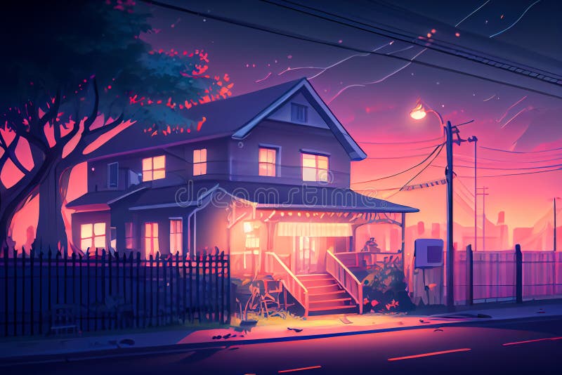 1183077 sunlight street light night anime house evening ArseniXC  Everlasting Summer light lighting home darkness screenshot landscape  lighting  Rare Gallery HD Wallpapers