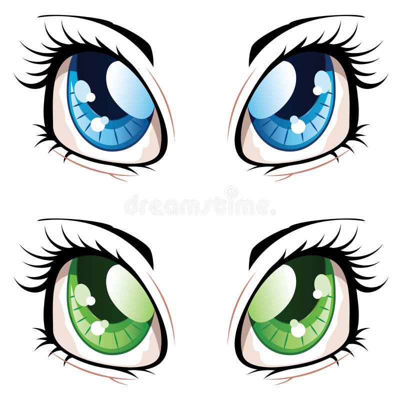 Manga Eyes Stock Illustrations – 5,084 Manga Eyes Stock Illustrations,  Vectors & Clipart - Dreamstime