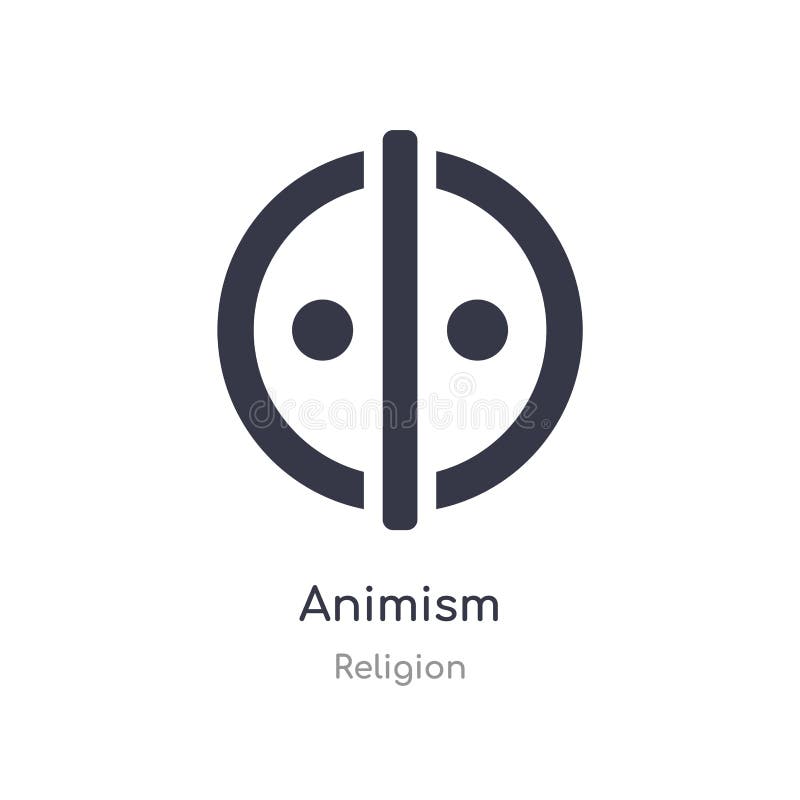 animism icon. isolated animism icon vector illustration from religion collection. editable sing symbol can be use for web site and mobile app