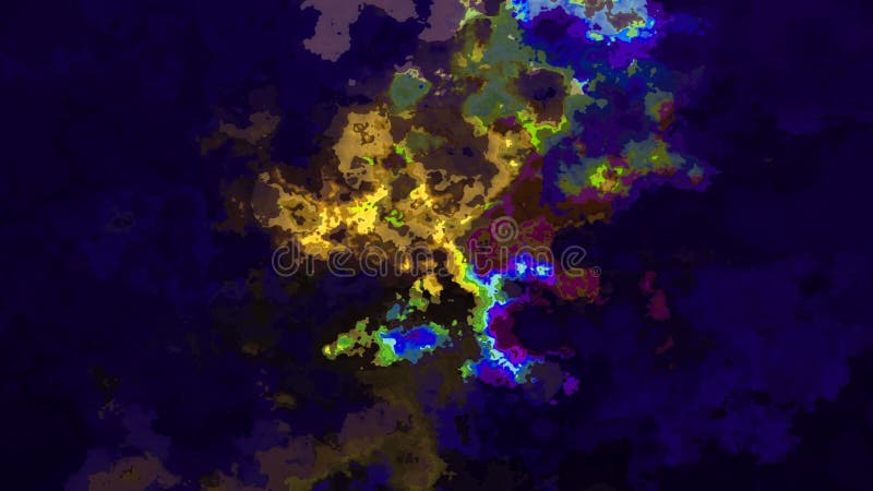 Animowane twinkling zabarwione tło full hd płynna pętla wideo efekt podświetlenia akwarela neon rainbow pełne widmo kolorów