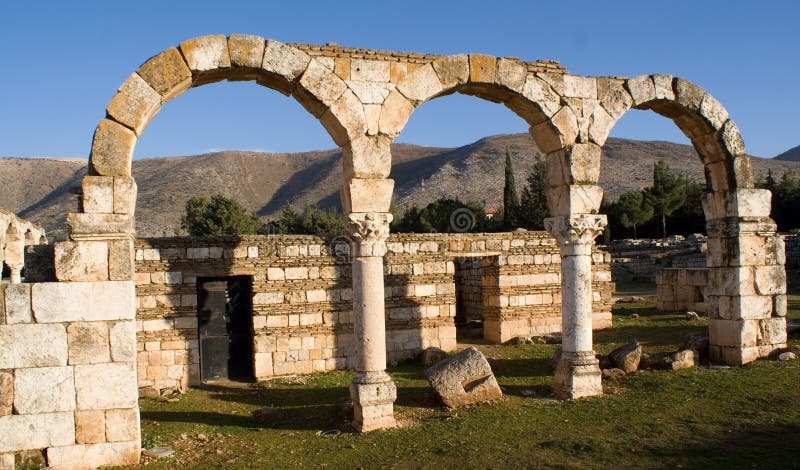 Remains of the Umayyed Era in Anjar, Lebanon. Remains of the Umayyed Era in Anjar, Lebanon