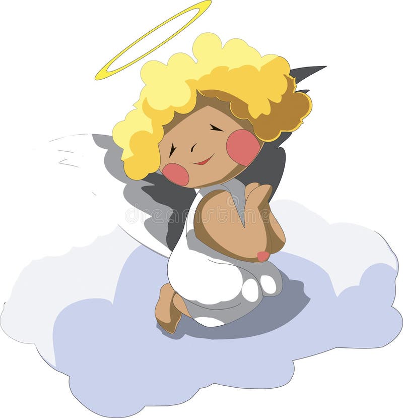 Anjo ilustração royalty free