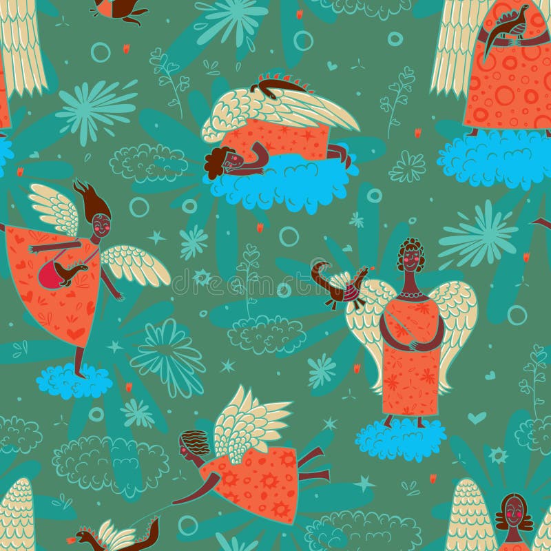 Anjos ilustração stock Anjos ilustração stock