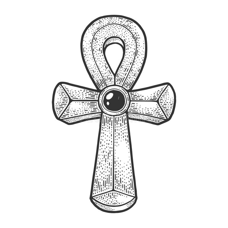 Featured image of post Egyptian Ankh Drawing Illustration about hand drawn doodle egyptian symbol of royalty and power icon pharaoh cane ankh sign charms good luck isolated on white background