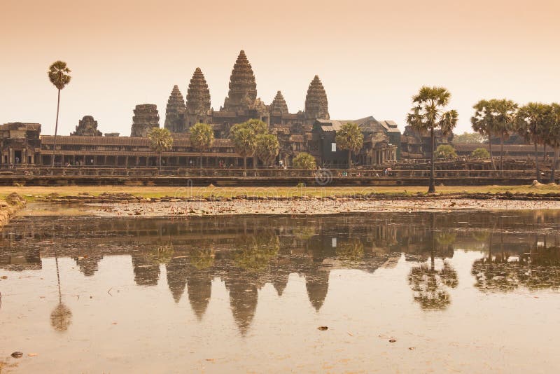 Morning at Ankor Wat, Siem Reap, Cambodia