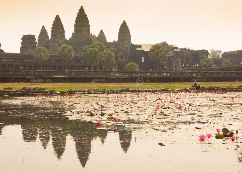 Morning at Ankor Wat, Siem Reap, Cambodia