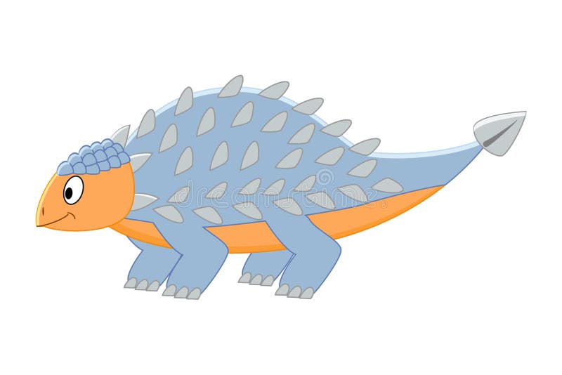 Ankylosaurus sveglio del fumetto Illustrazione di vettore del isola del dinosauro royalty illustrazione gratis Ankylosaurus sveglio del fumetto Illustrazione di vettore del isola del dinosauro royalty illustrazione gratis