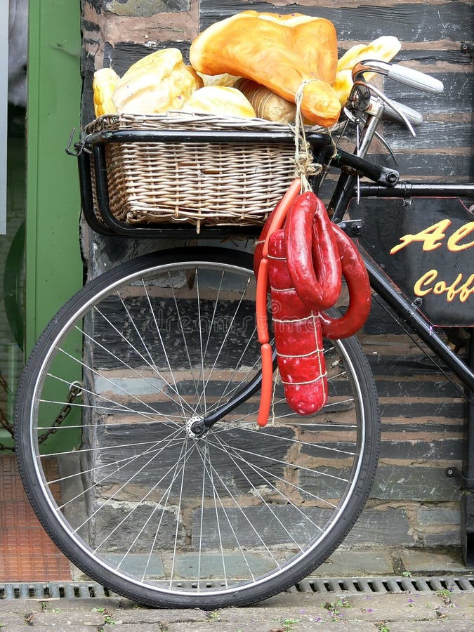 Anlieferungs-Fahrrad lizenzfreies stockfoto Anlieferungs-Fahrrad lizenzfreies stockfoto