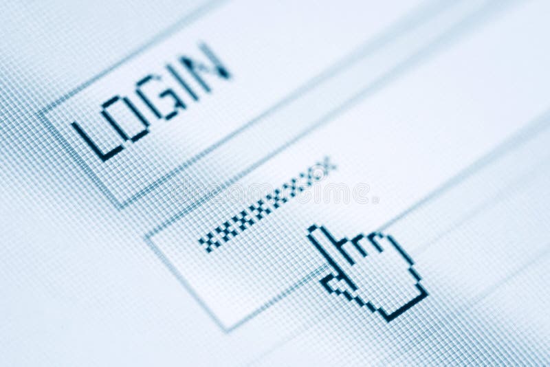 Anmeldung und Passwort stockbilder Anmeldung und Passwort stockbilder