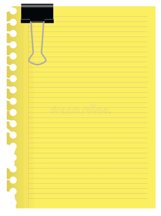 Anmerkungs-Papier lizenzfreie abbildung