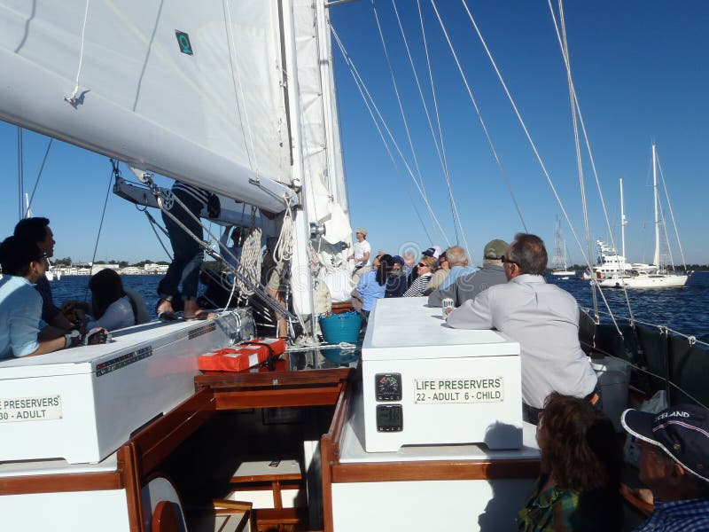 Annapolis in de Chesapeake baai stock foto Annapolis in de Chesapeake baai stock foto