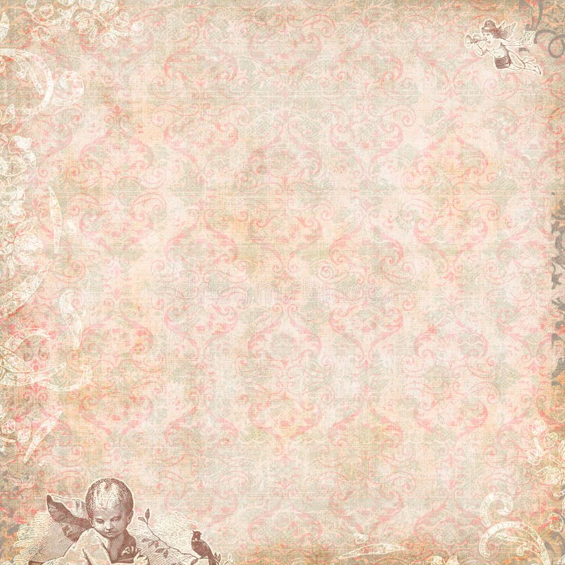 Vintage Grungy Floral paper for scrapbooking and design. Vintage Grungy Floral paper for scrapbooking and design