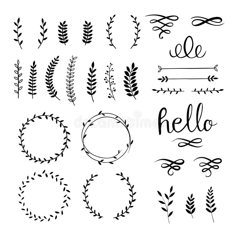 Annata messa con le erbe illustrazione di stock Annata messa con le erbe illustrazione di stock