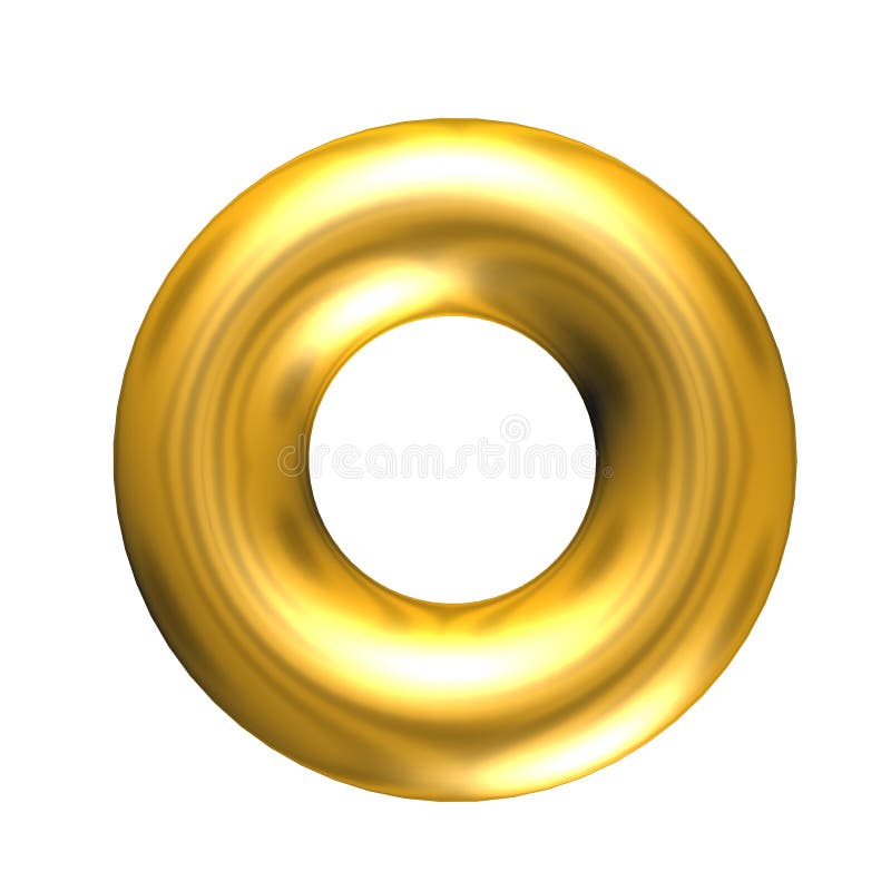 anneau d'or massif 3D illustration de vecteur anneau d'or massif 3D illustration de vecteur