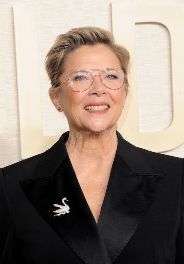 Annette Bening at the 81st Annual Golden Globe Awards held at the Beverly Hilton Hotel in Beverly Hills, USA on January 7, 2024