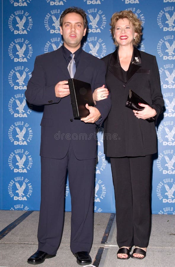 11MAR2000: "American Beuaty" star ANNETTE BENING & British director SAM MENDES at the Directors Guild of America Awards, in Los Angeles, where he won the award for Outstanding Directorial Achievement in Feature Film. Paul Smith / Featureflash. 11MAR2000: "American Beuaty" star ANNETTE BENING & British director SAM MENDES at the Directors Guild of America Awards, in Los Angeles, where he won the award for Outstanding Directorial Achievement in Feature Film. Paul Smith / Featureflash