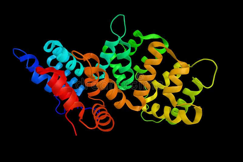 Ранонексин. Spinning Protein gif.