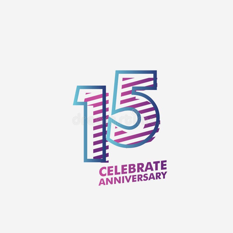 15 anni di anniversario di celebrazione di vettore del modello di illustrazione di progettazione royalty illustrazione gratis 15 anni di anniversario di celebrazione di vettore del modello di illustrazione di progettazione royalty illustrazione gratis