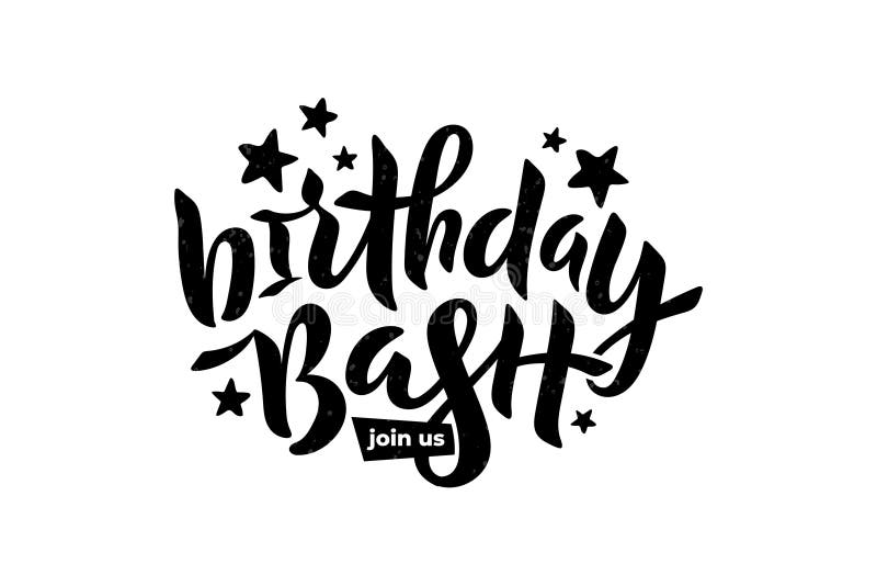 Anniversaire Bash Rejoignez Nous Le Texte Avec Des Etoiles Pour La Carte Invitation Lettres Pour La Fete D Anniversaire Anniver Illustration De Vecteur Illustration Du Reception Inscription Anniversaire Bash Rejoignez Nous Le Texte Avec Des Etoiles Pour La Carte Invitation Lettres Pour La Fete D Anniversaire Anniver Illustration De Vecteur Illustration Du Reception Inscription