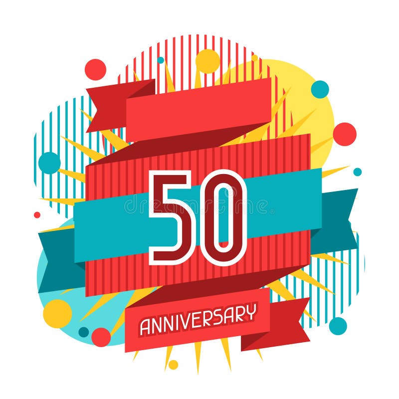 Anniversary abstract background with ribbon and stock illustration Anniversary abstract background with ribbon and stock illustration