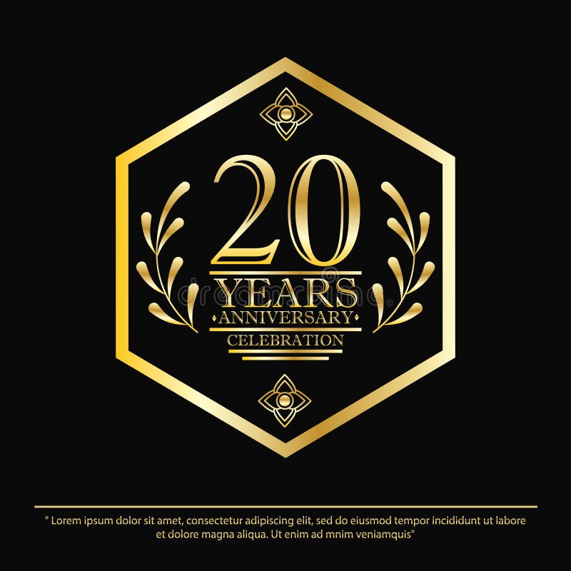 Anniversary Celebration Emblem 75th Years Anniversary Logo With Ring