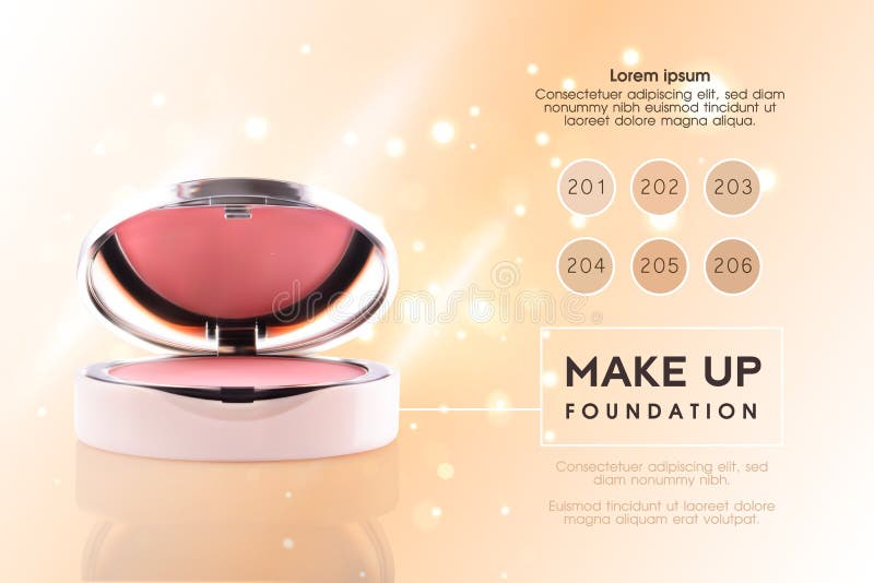 Annonces cosmétiques la joue 3D rougissent ou composent des annonces de poudre de promotion Fond moderne de paquet de ccosmetics illustration de vecteur Annonces cosmétiques la joue 3D rougissent ou composent des annonces de poudre de promotion Fond moderne de paquet de ccosmetics illustration de vecteur