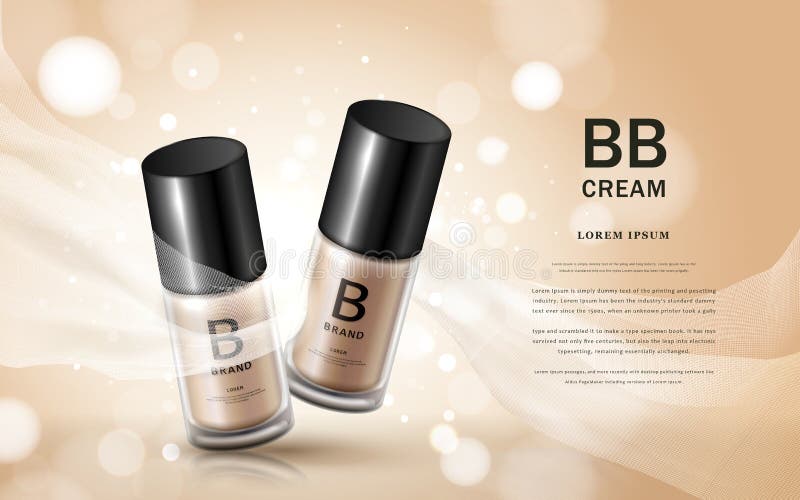 Annonces crèmes de BB illustration libre de droits Annonces crèmes de BB illustration libre de droits