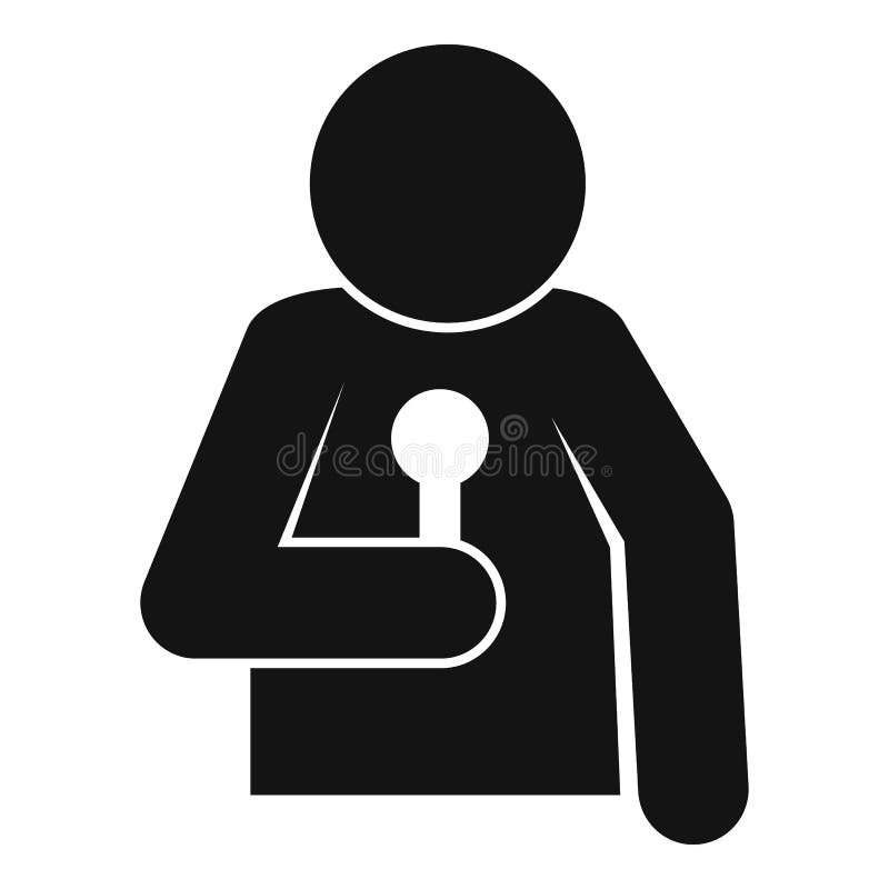 Speaker Announcer Icon, Outline Style Stock Vector Illustration of