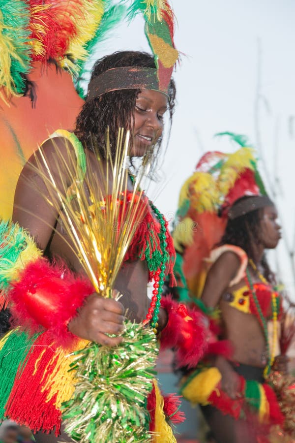 The Annual Carnival in the Capital in Cape Verde, Praia. Editorial ...