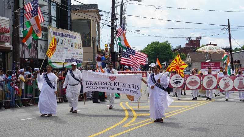 EDISON, NJ - AUG 9: The 11th annual India Day parade was held on August 9th, 2015, in Edison, New Jersey. It was organized by the Indian Business Association and drew more than 38, 000 people. EDISON, NJ - AUG 9: The 11th annual India Day parade was held on August 9th, 2015, in Edison, New Jersey. It was organized by the Indian Business Association and drew more than 38, 000 people.