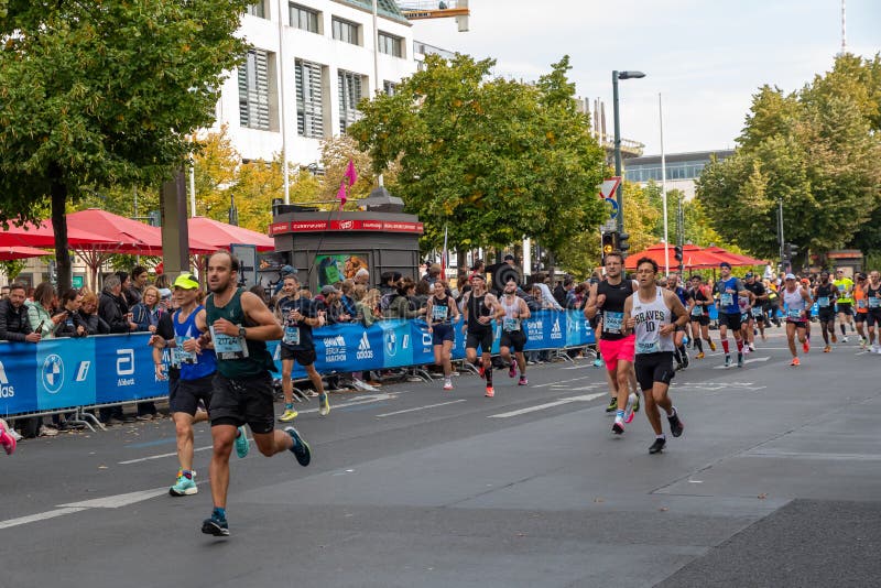 Annual Marathon in Berlin, Germany Editorial Stock Photo - Image of