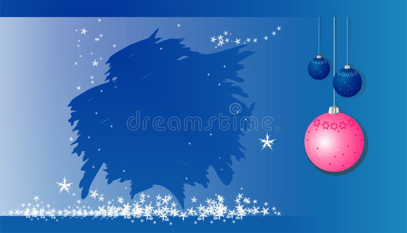Ano novo & bandeira do Feliz Natal, cartão com as bolas do ano novo, flocos de neve, testes padrões gelados ilustração do vetor Ano novo & bandeira do Feliz Natal, cartão com as bolas do ano novo, flocos de neve, testes padrões gelados ilustração do vetor