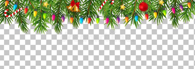 Ano novo do feriado do sumário e beira do Feliz Natal na ilustração transparente do vetor do fundo ilustração stock Ano novo do feriado do sumário e beira do Feliz Natal na ilustração transparente do vetor do fundo ilustração stock