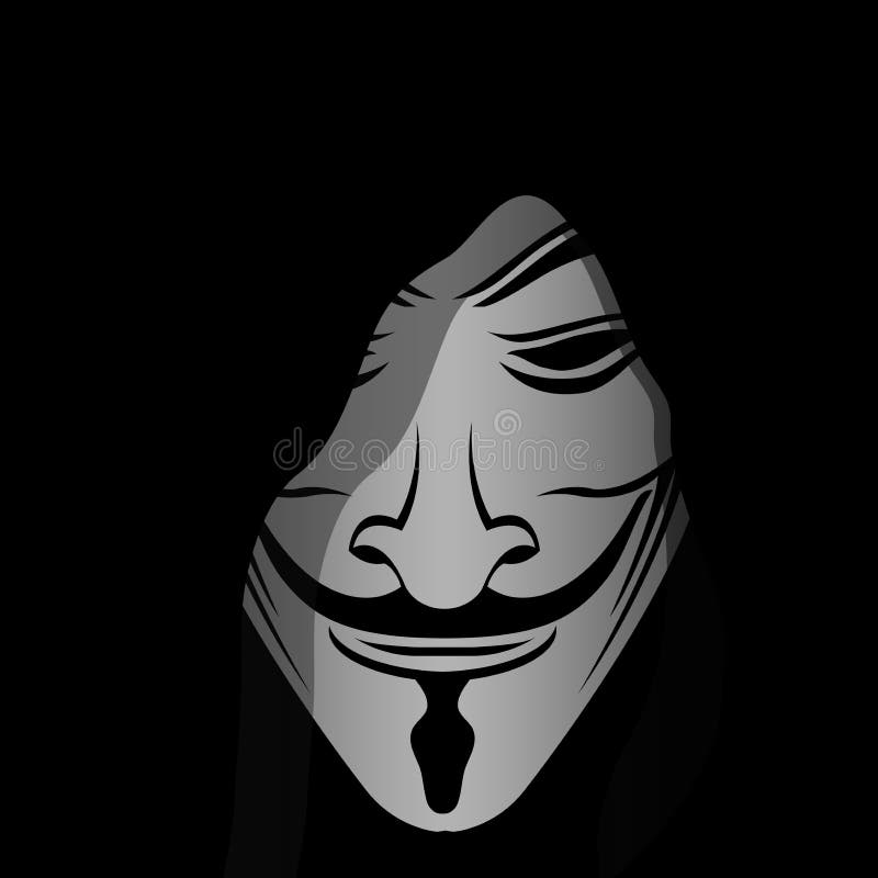 wallpapers Hacker Logo Symbol Anonymous anonymous mask soul editorial stock