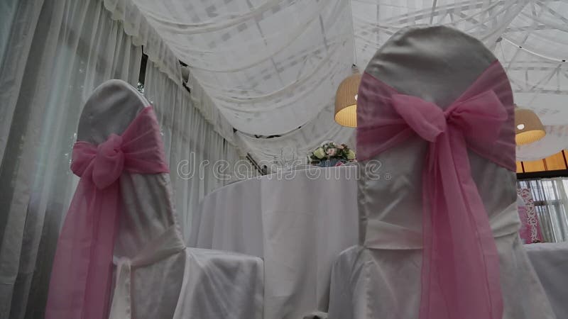 Anordnung für Blumen in einem Ort der Hochzeit