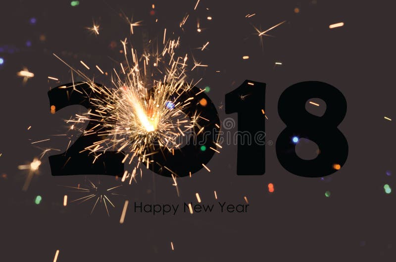 2018 anos novos felizes imagens de stock 2018 anos novos felizes imagens de stock