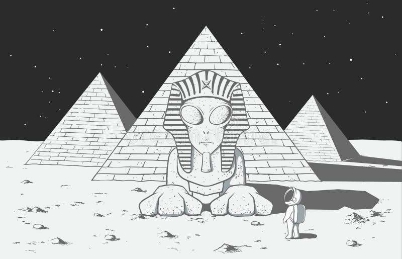 Another alien civilization vector illustration