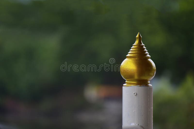 Gate posts stock photo