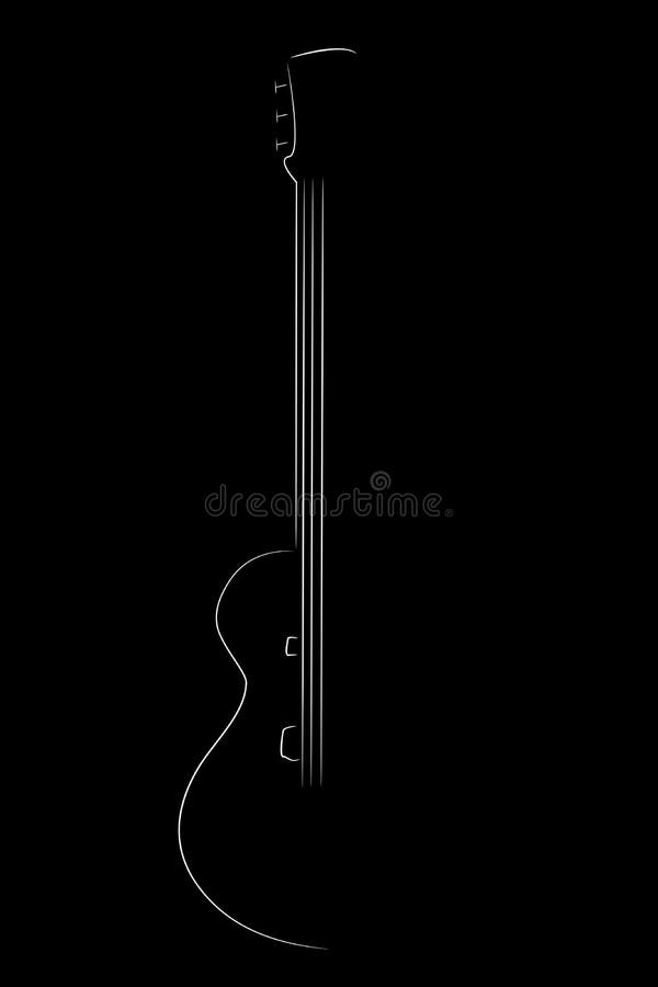 Another guitar silhouette