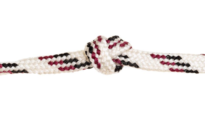 Overhand knot stock image. Image of knot, white, rope - 8570203