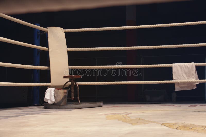 Download Another View For A Corner Of Boxing Ring Stock Image Image Of Light Gloves 146544559