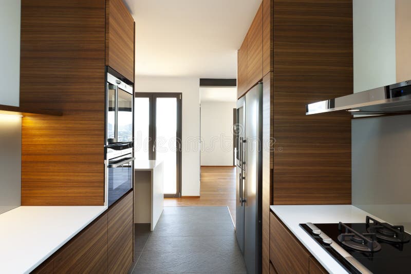 Ansicht der Küche stockfoto. Bild von küche, ansicht - 21490574